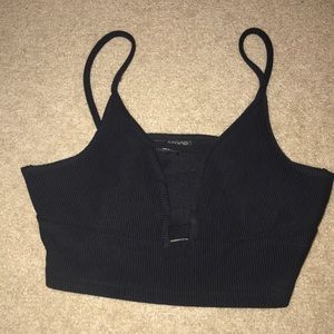 Black Crop Top